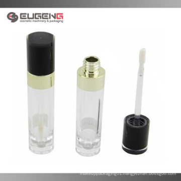 Fashionable plastic cylinder lip gloss bottle